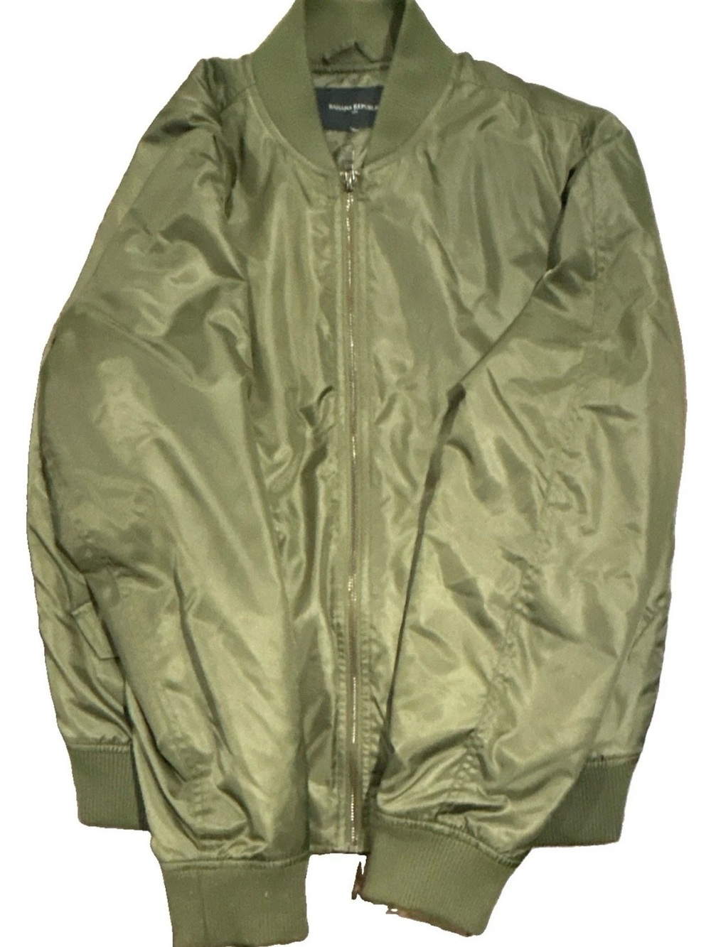 Banana Republic Olive Green Bomber Jacket